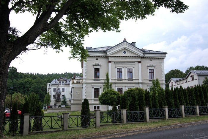 Former manufacturer's villa of a cotton spinning mill in Czerniawa Zdroj