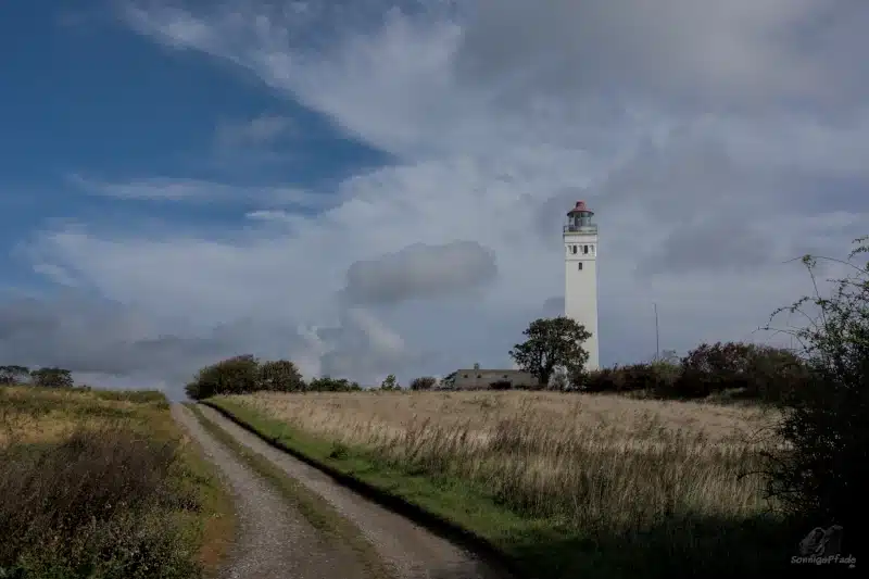 Keldnor Fyr, Lighthouse near Bagenkop at Langeland in Denmark