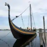 Der Ladby-Dragon: Wikingerschiff am Kertemindefjord auf der dänischen Insel Fünen