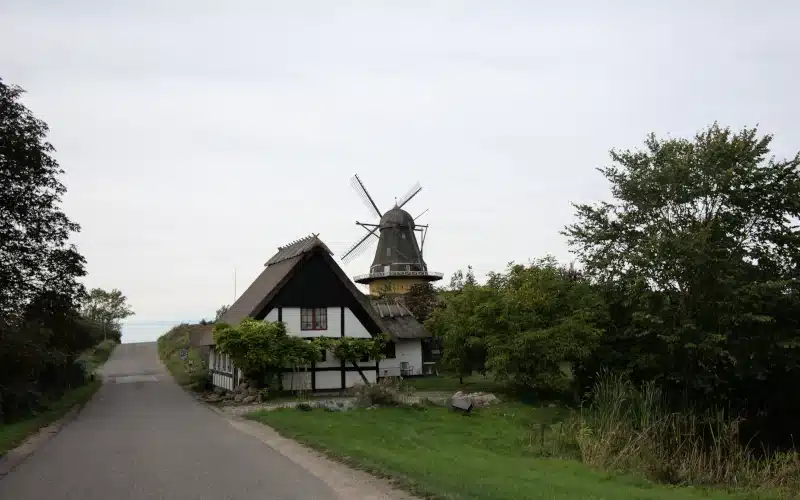 Die Mühle von Viby, Halbinsel Hindsholm in Dänemark