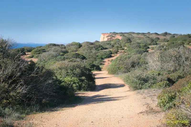 Auf dem Fischerweg an der Fels - Algarve