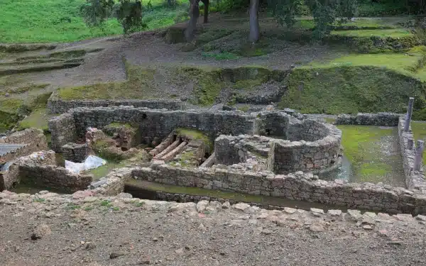 Therme in der Römischen Siedlung Mirobriga bei Santiago do Cacem